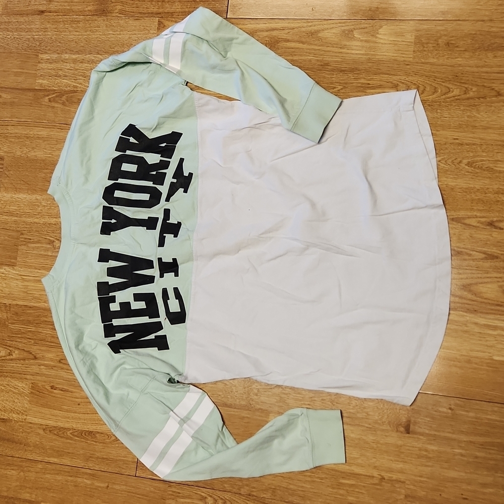 NYC Spirit Jersey sz L mint/white